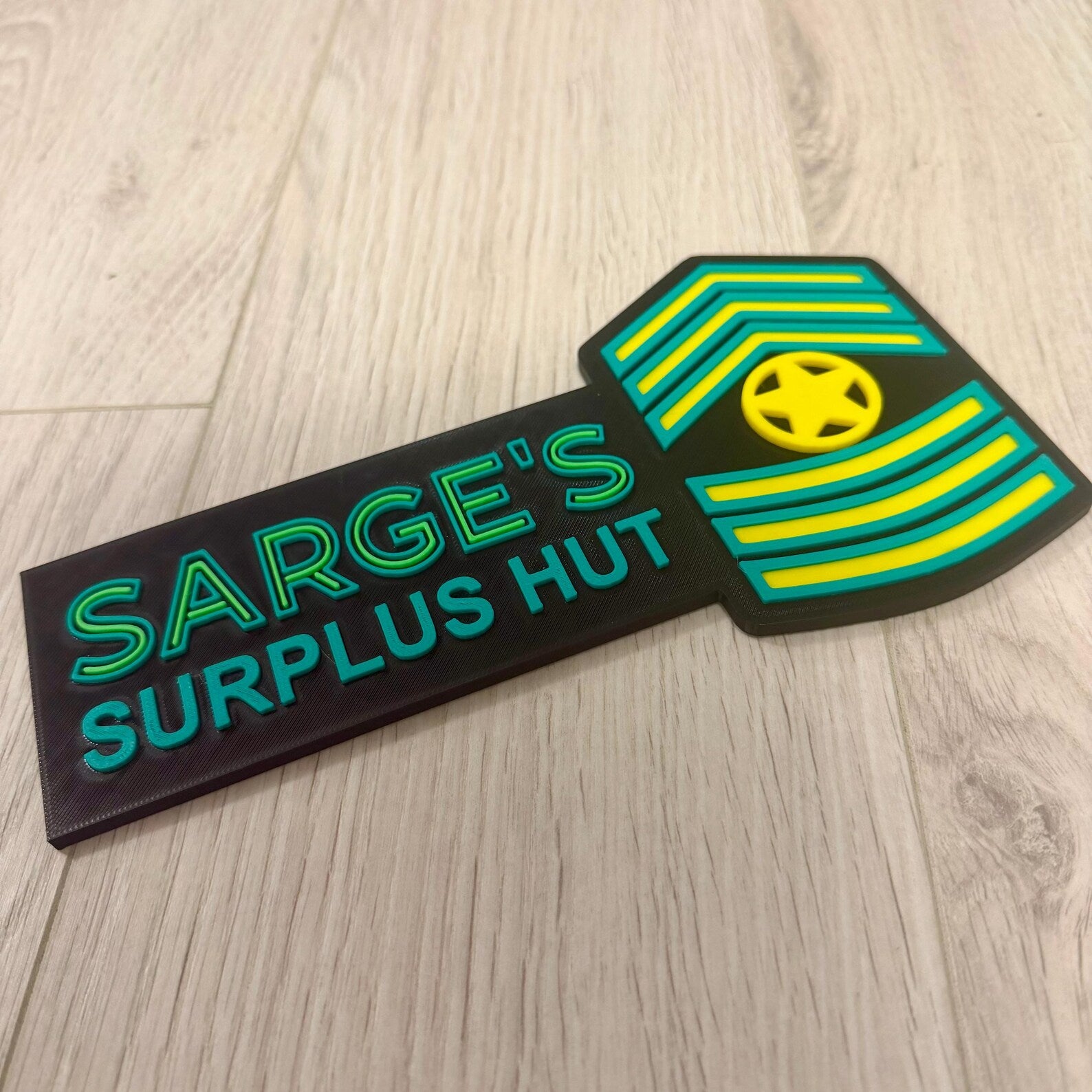 Sarge's Surplus Hut - Cars Disneyland | Disney World Inspired Disney/Pixar sign!