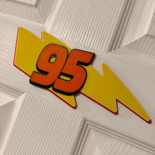 95 Bolt Lighting McQueen Cars Disneyland | Disney World Inspired Disney/Pixar Sign!