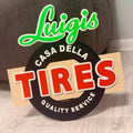 Luigi's Tires - Cars Disneyland | Disney World Inspired Disney/Pixar sign!