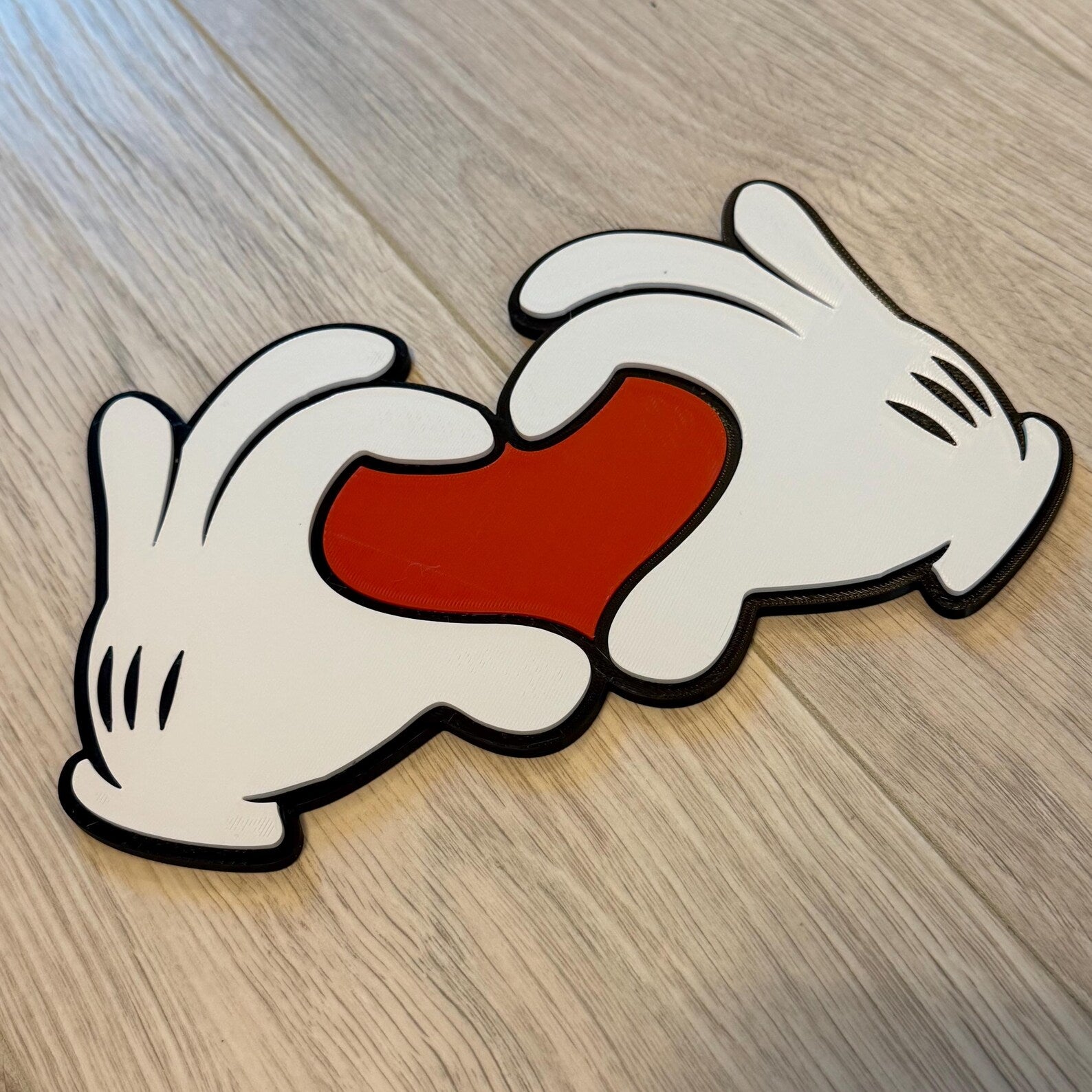 Mickey Hands Heart Sign Inspired | Home | Decor | Disney | Gift