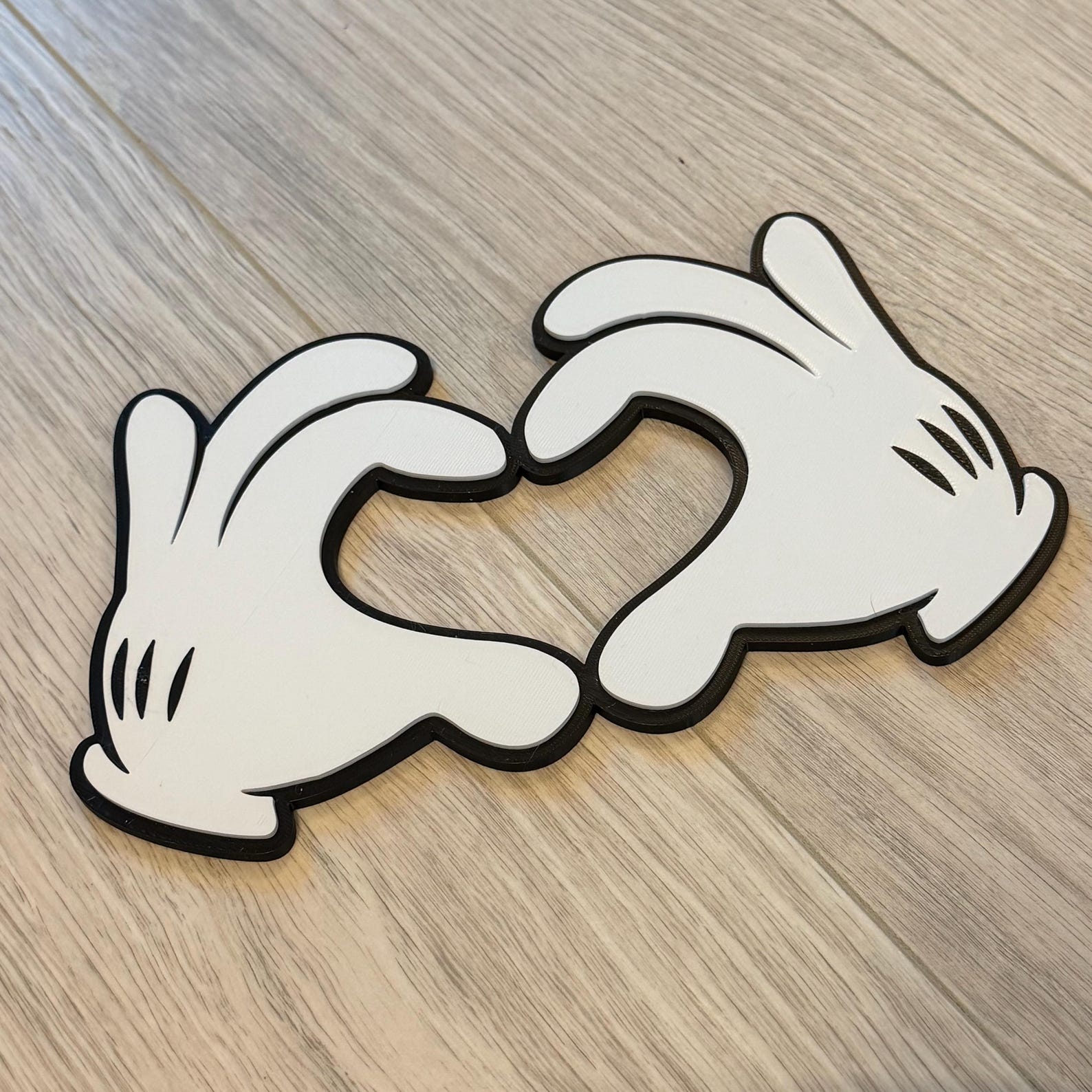 Mickey Hands Heart Sign Inspired | Home | Decor | Disney | Gift