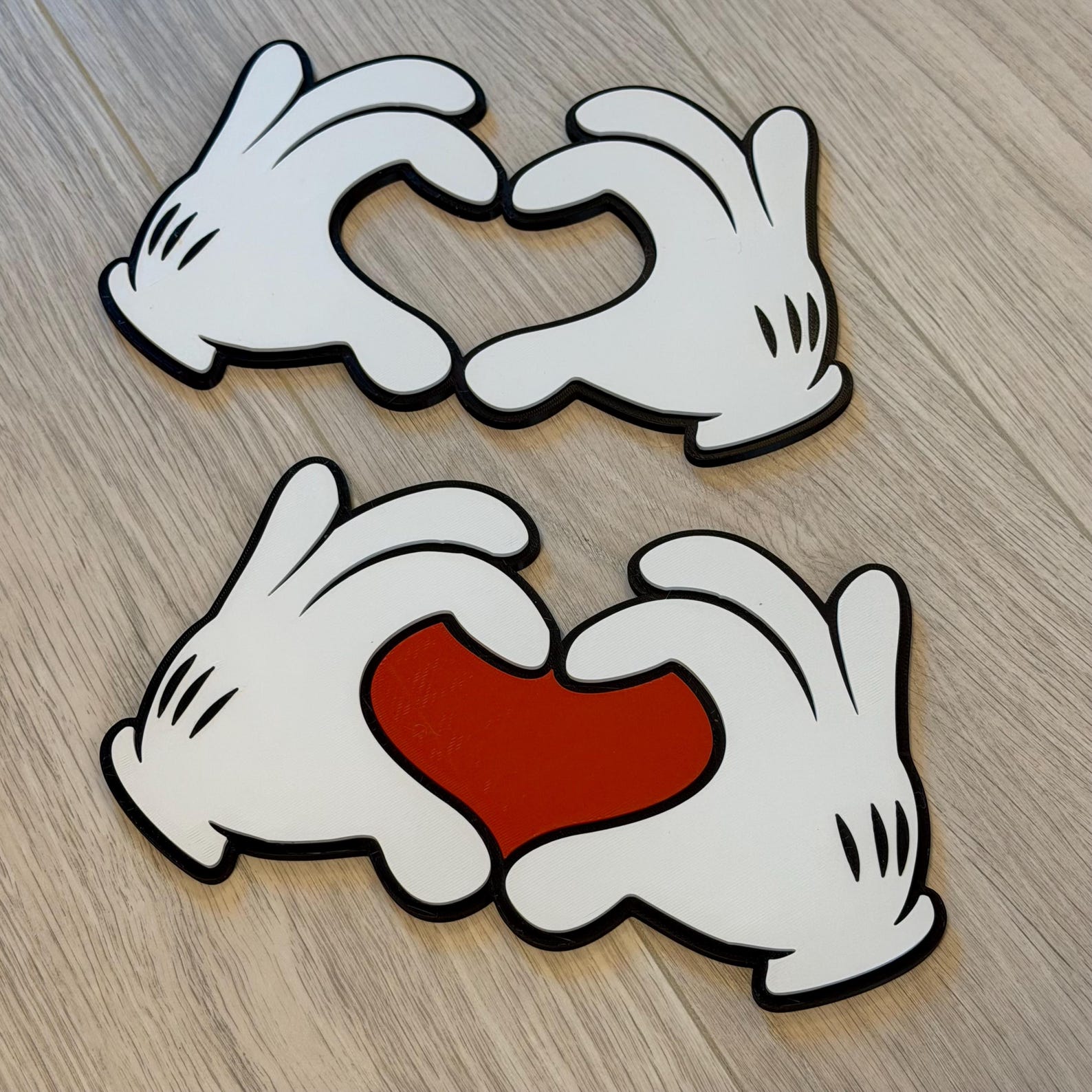 Mickey Hands Heart Sign Inspired | Home | Decor | Disney | Gift