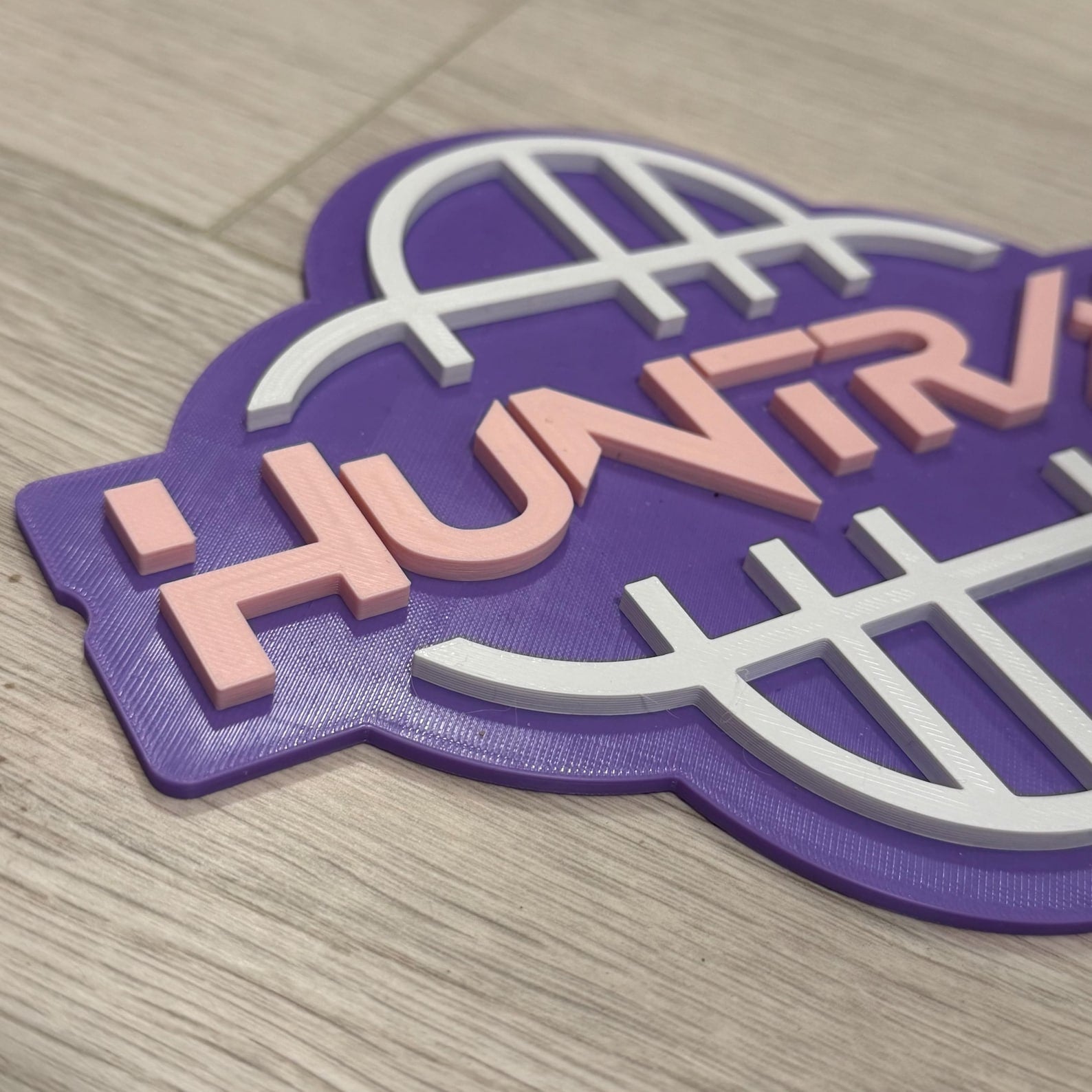 Huntrix Logo KPOP Demon Hunters Wall Sign | Kids Room Decor