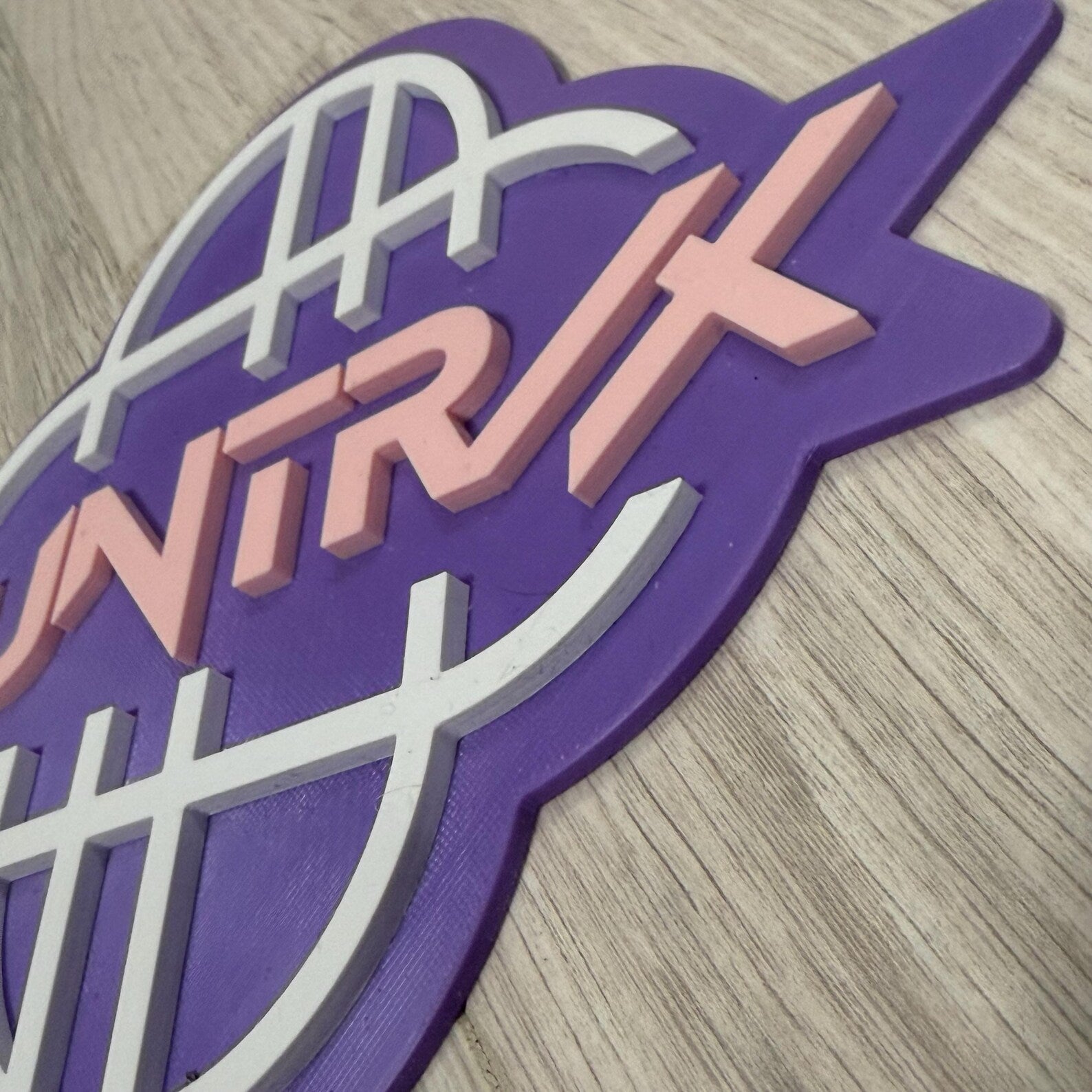 Huntrix Logo KPOP Demon Hunters Wall Sign | Kids Room Decor