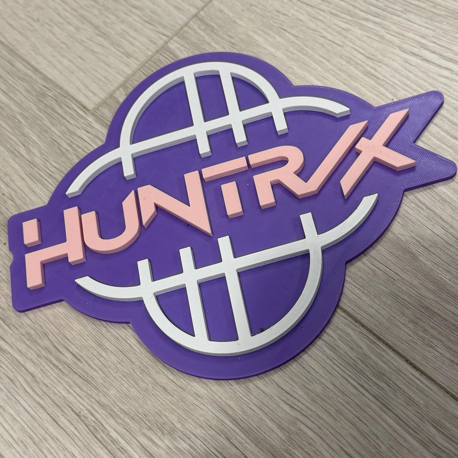Huntrix Logo KPOP Demon Hunters Wall Sign | Kids Room Decor