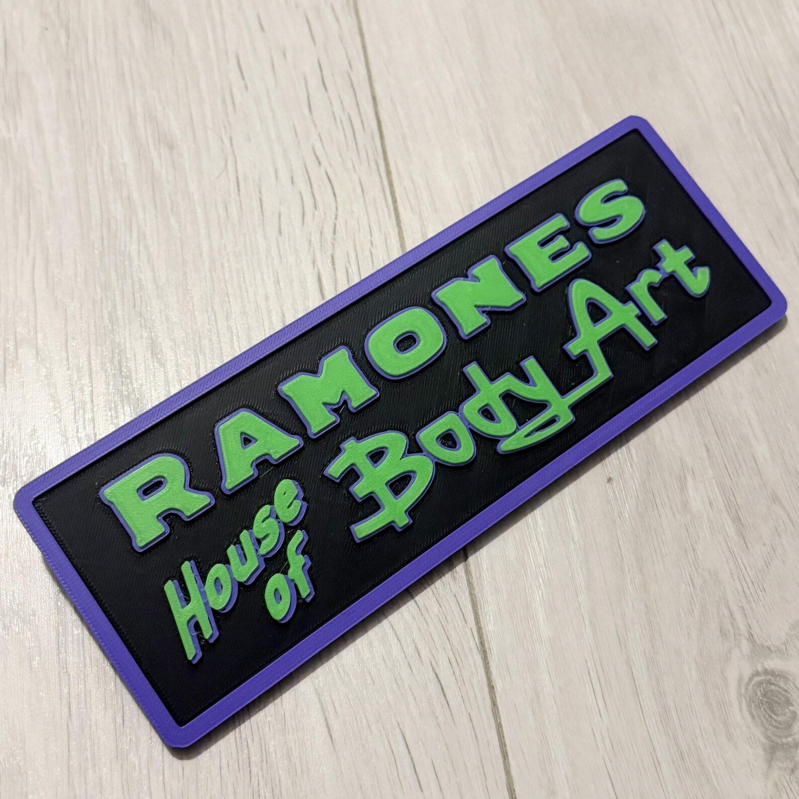 Ramones House Of Body Art - Cars Disneyland | Disney World Inspired Disney/Pixar Sign!