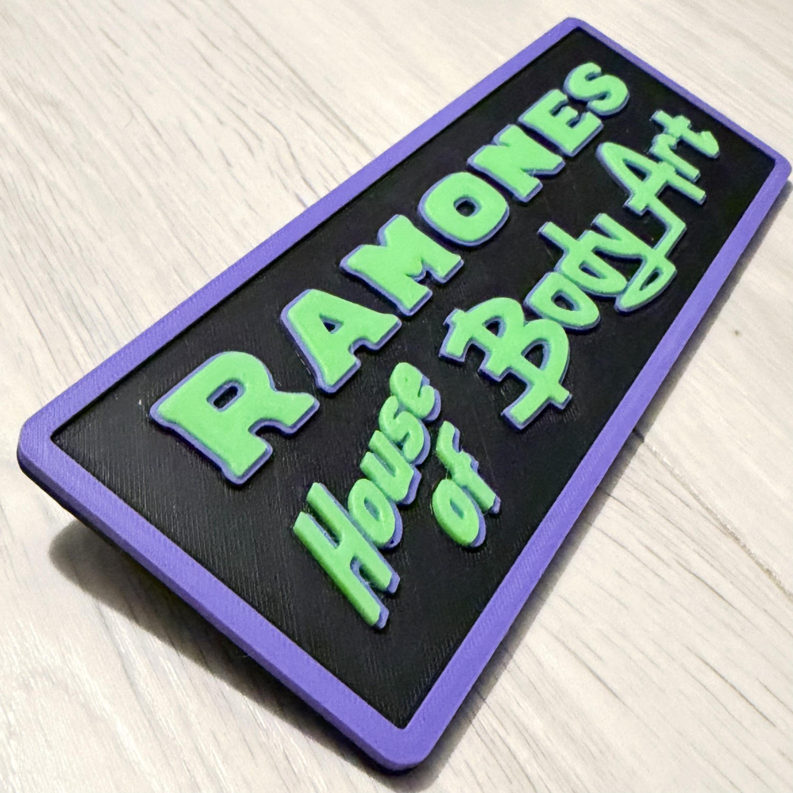 Ramones House Of Body Art - Cars Disneyland | Disney World Inspired Disney/Pixar Sign!