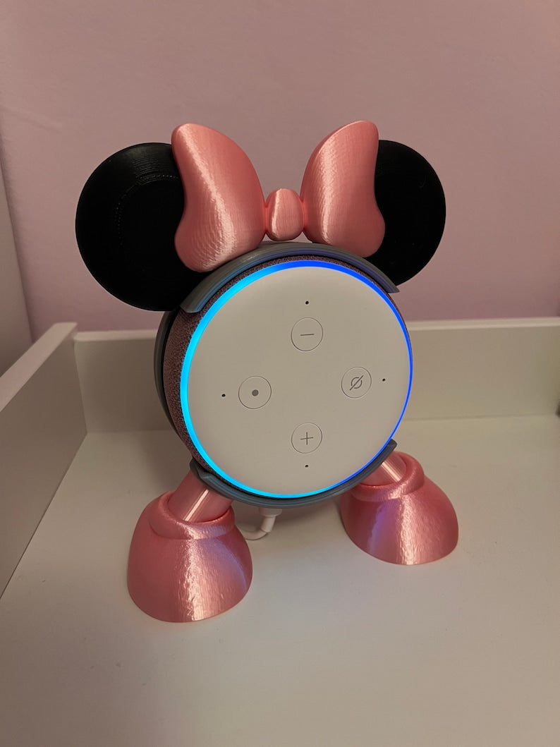 Mickey / Minnie Mouse Amazon Alexa Echo 3rd Gen Stand | Speaker | Disney | Customise