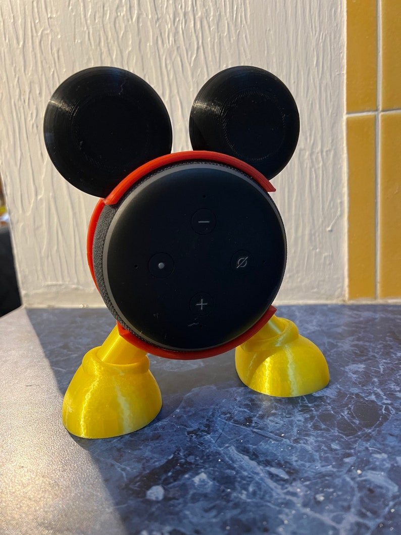 Mickey / Minnie Mouse Amazon Alexa Echo 3rd Gen Stand | Speaker | Disney | Customise