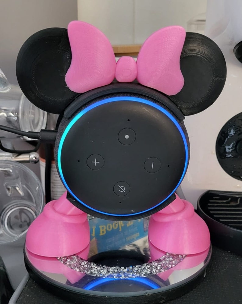 Mickey / Minnie Mouse Amazon Alexa Echo 3rd Gen Stand | Speaker | Disney | Customise