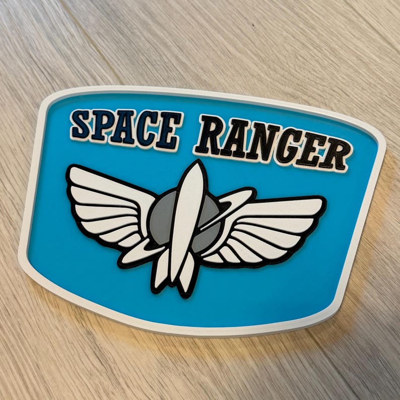 Space Ranger Badge - Toy Story Disneyland | Disney World Inspired Disney/Pixar Sign!