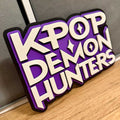 K-Pop Demon Hunters Logo Room Sign