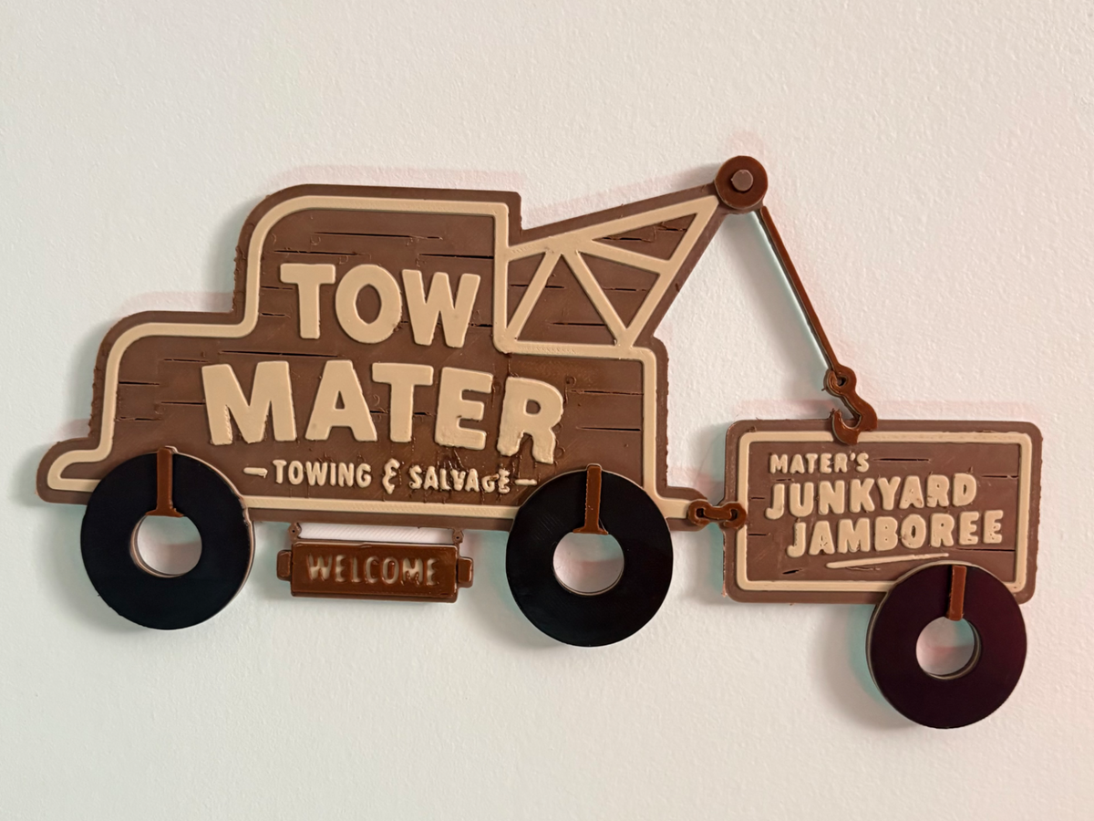Mater's Junkyard Jamboree Attraction Sign - image 1