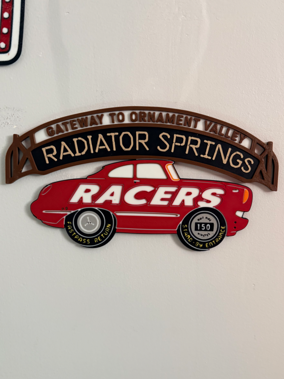 Radiator Springs Racers Attraction Sign - image 2