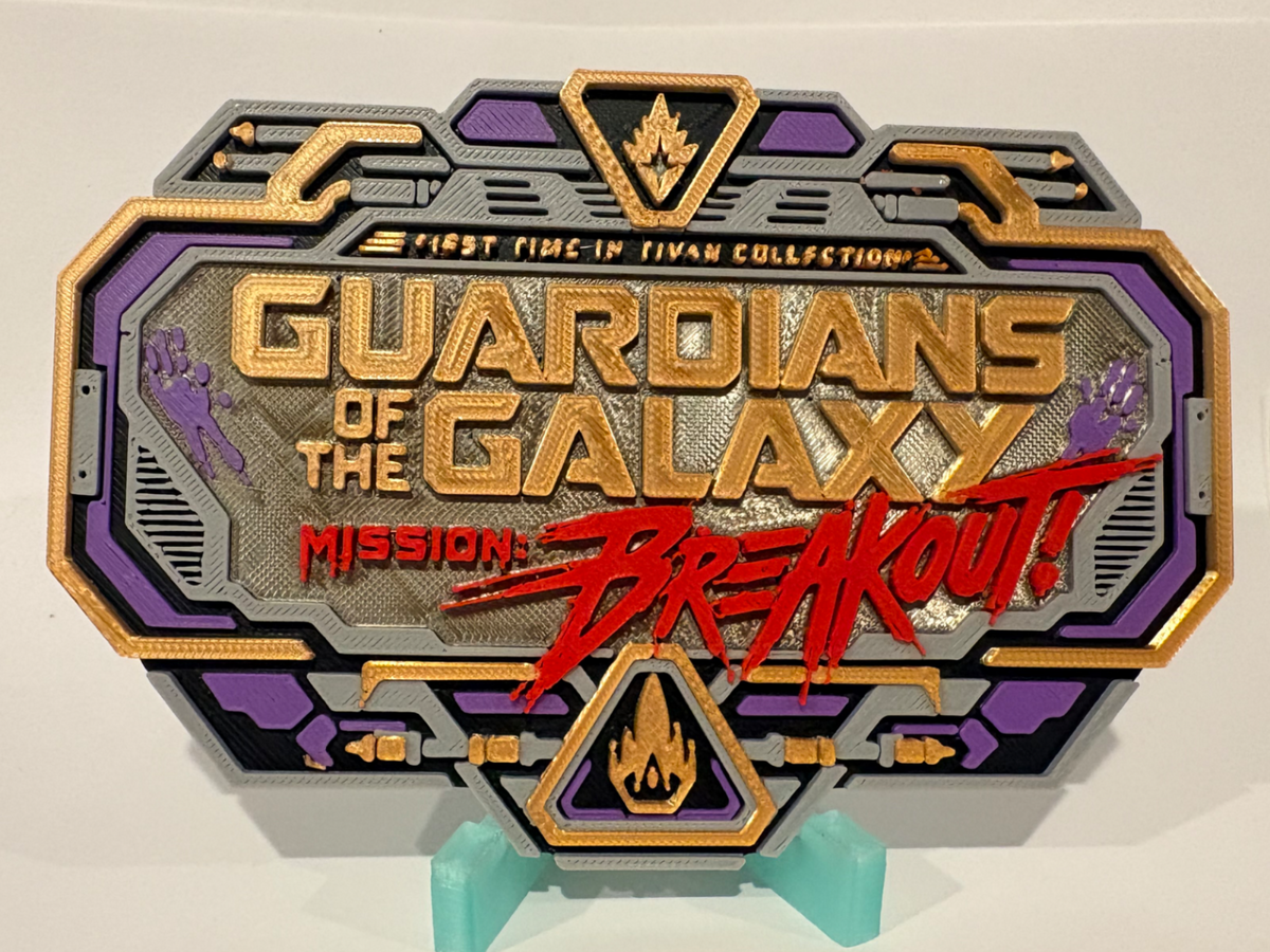 Guardians Of The Galaxy Mission Breakout Sign - image 1
