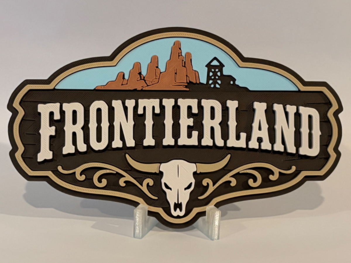 Frontierland Inspired Sign - image 1