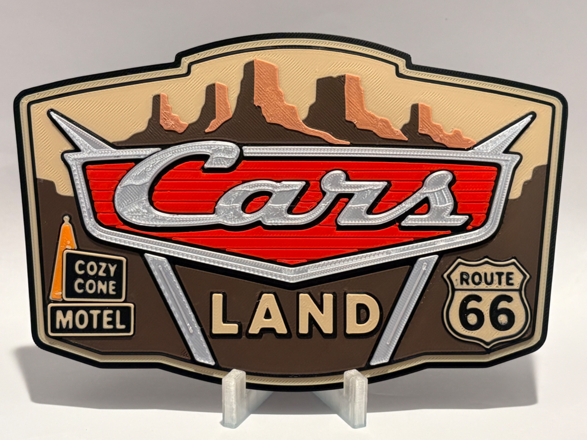Cars Land Inspired Sign - image 1
