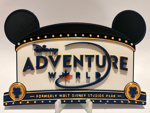 Disney Adventure World Inspired Sign - image 1