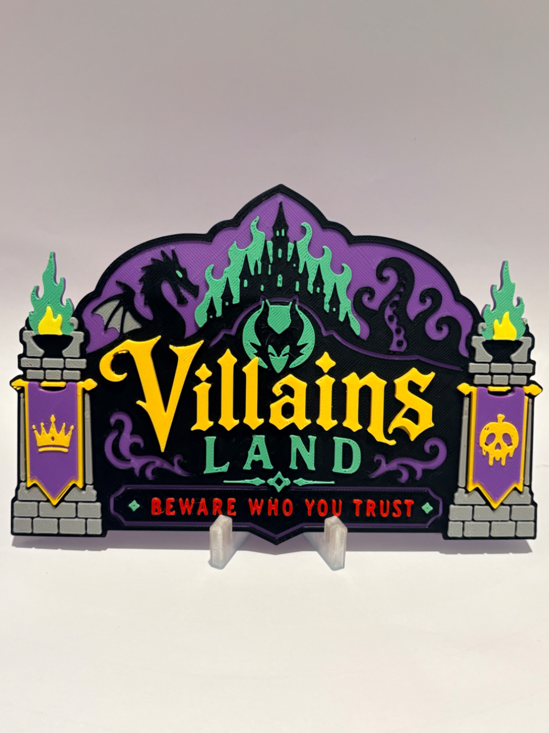 Disney Villains Land Inspired Sign - image 2