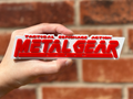 Metal Gear Solid Logo Wall Art image 1