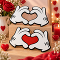 Mickey Hands Heart Inspired Sign themed promotional image