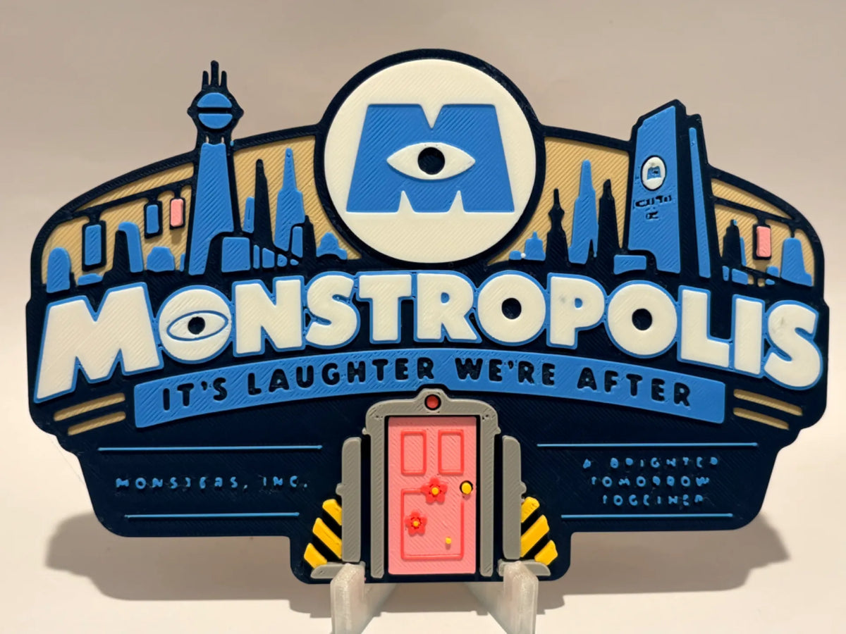 Disney's Monstropolis Inspired Sign