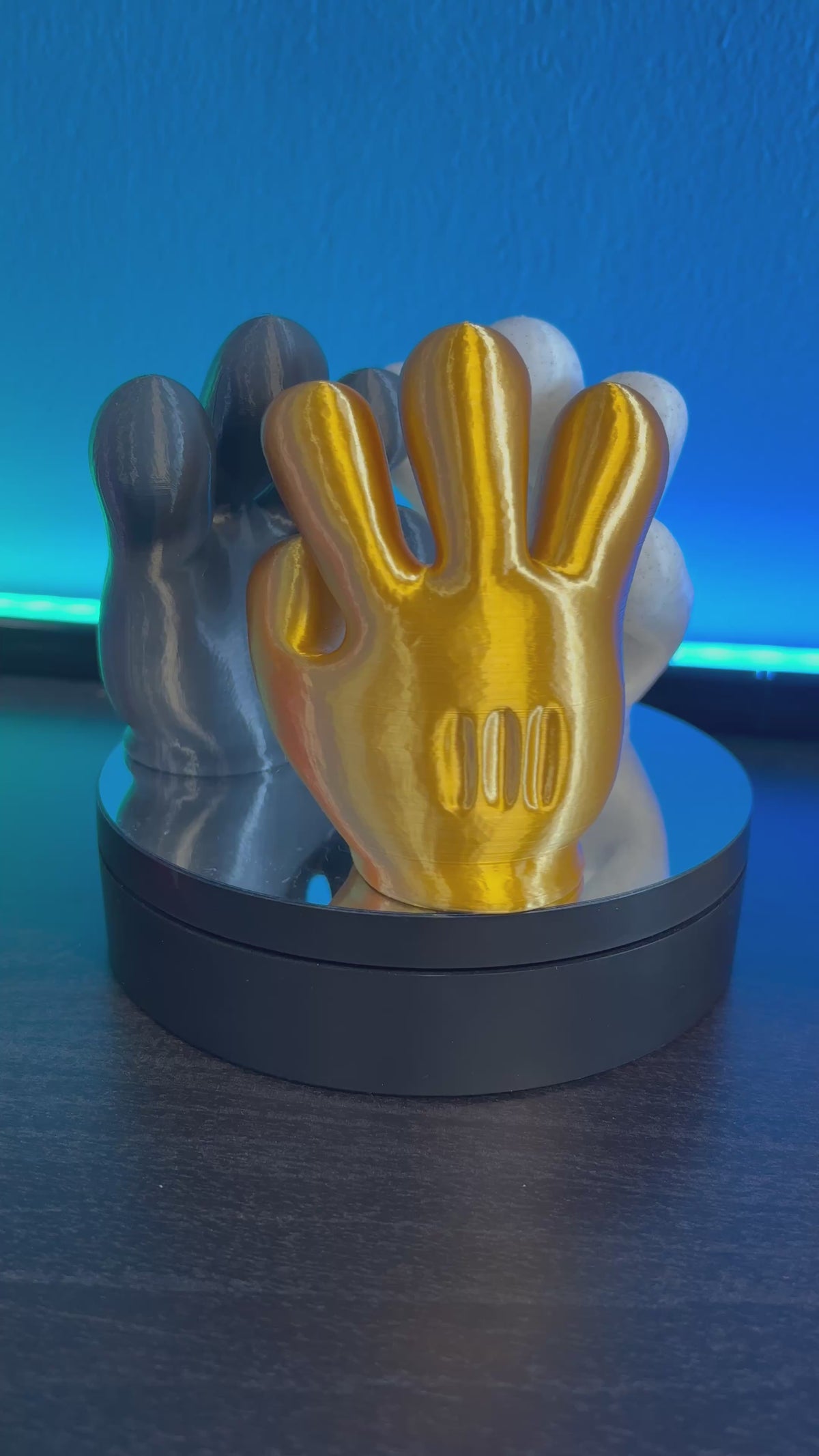 Mickey Hand Inspired Wall Hook | 3D Printed Hanger