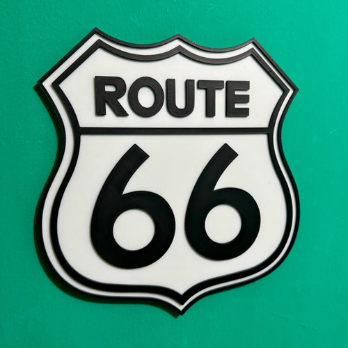 Route 66 Cars Sign