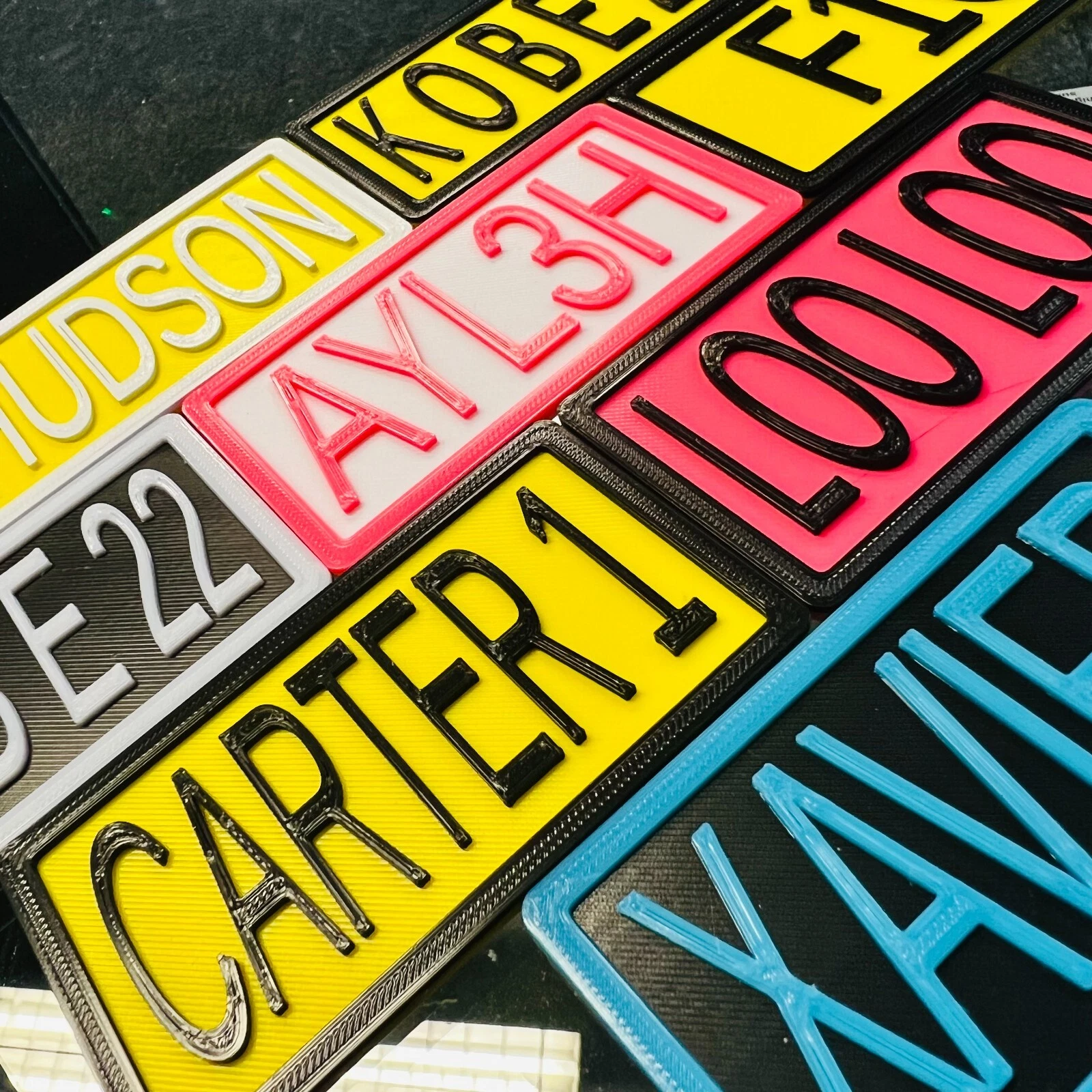 Personalised Little Tikes Cozy Coupe number plate – image 2