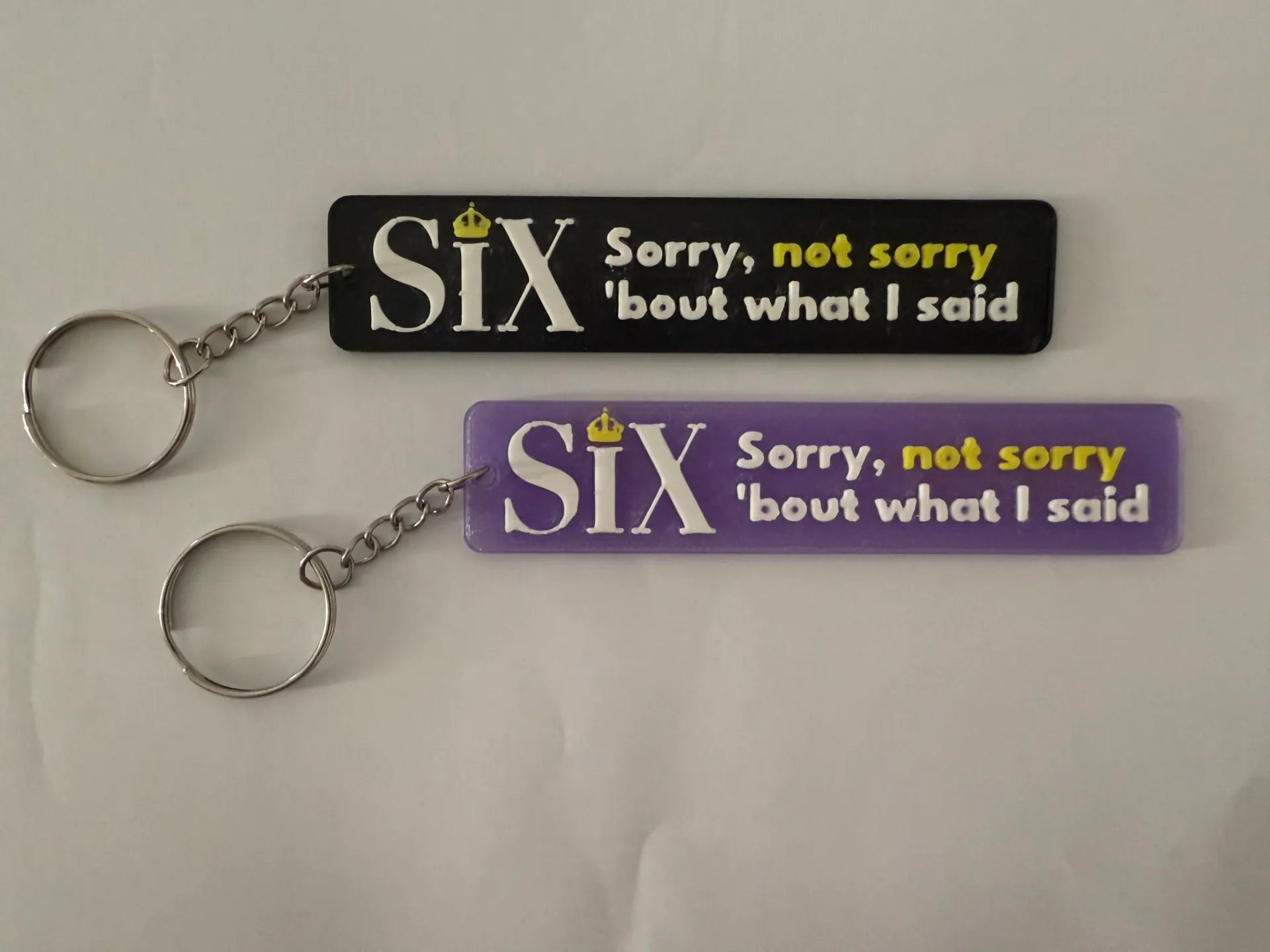 SIX the Musical keyring