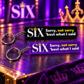 SIX the Musical Keyring themed promotional image