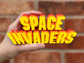 Space Invaders Logo Wall Art image 1