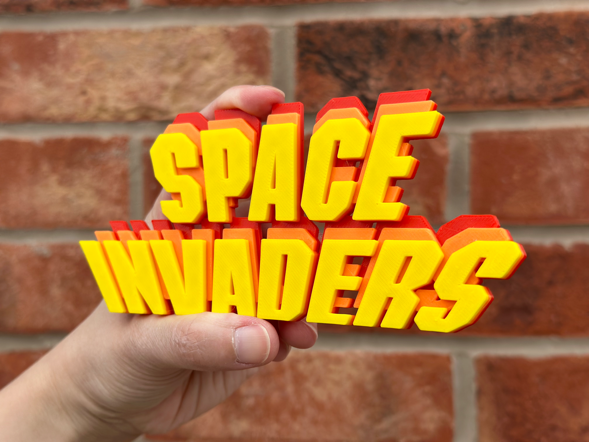Space Invaders Logo Wall Art image 4