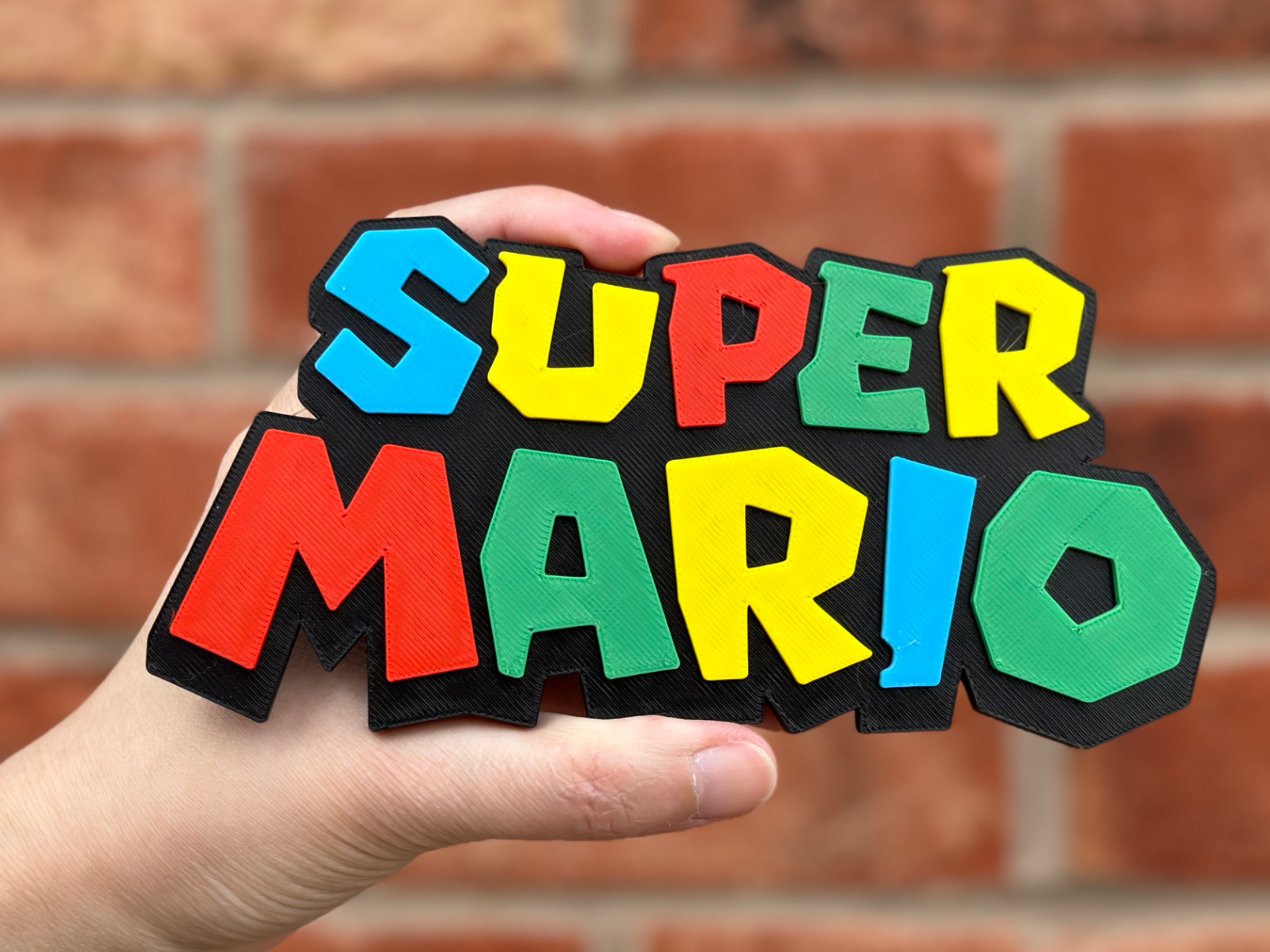 Super Mario Logo Wall Art image 1
