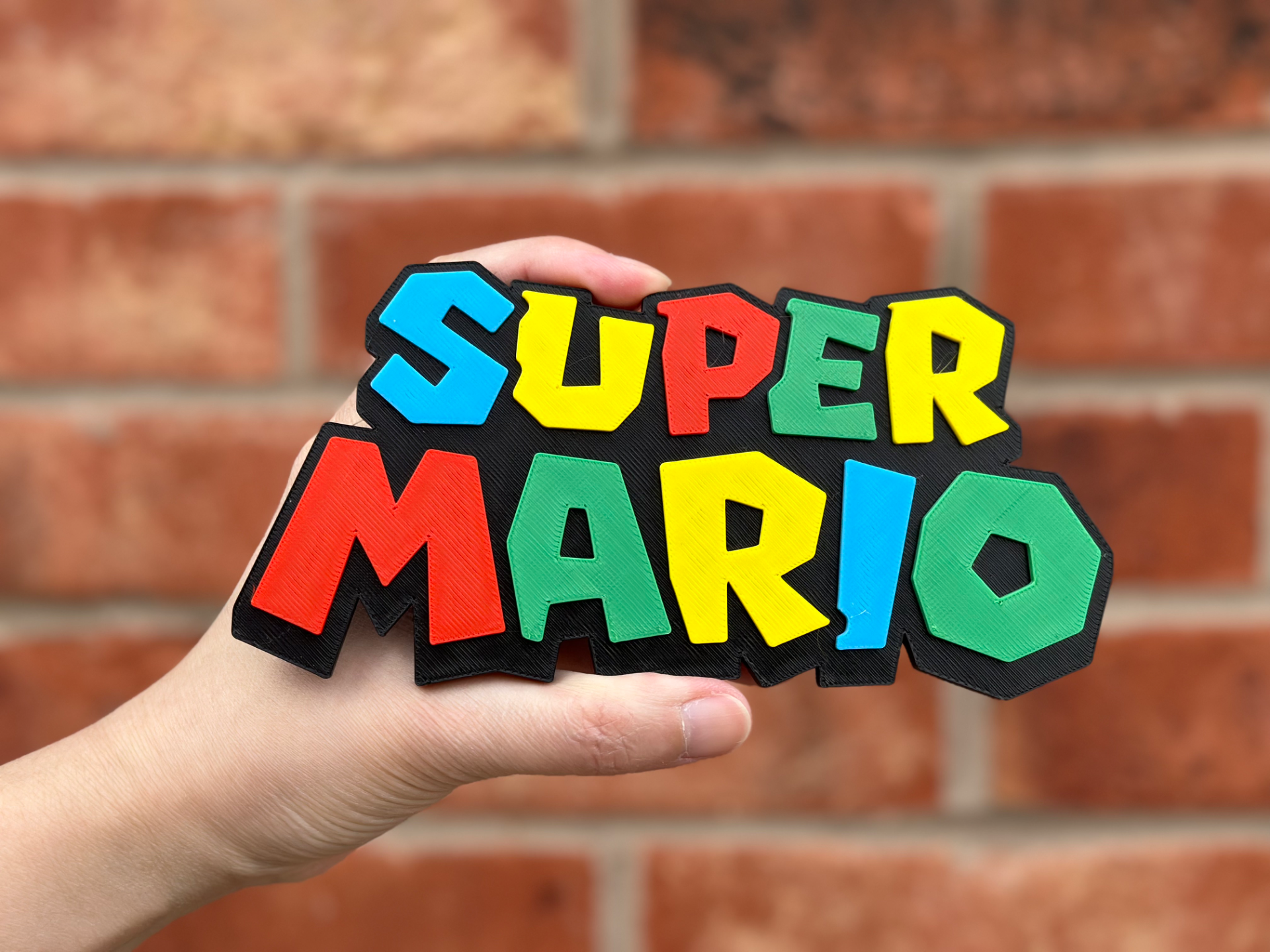 Super Mario Logo Wall Art image 2