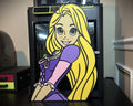 Tangled Rapunzel inspired 3D printed wall art