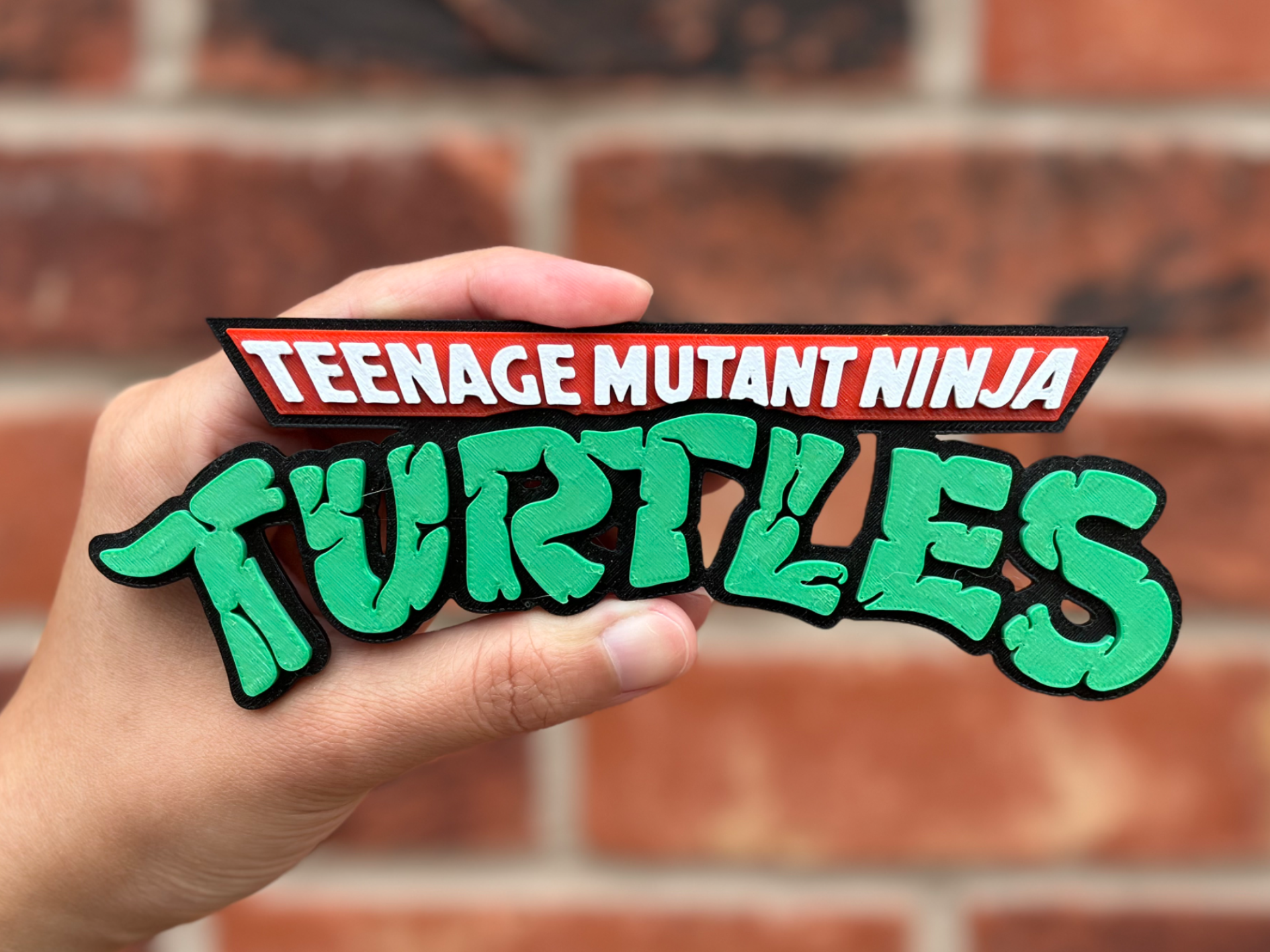 Teenage Mutant Ninja Turtles TMNT Logo Wall Art image 1