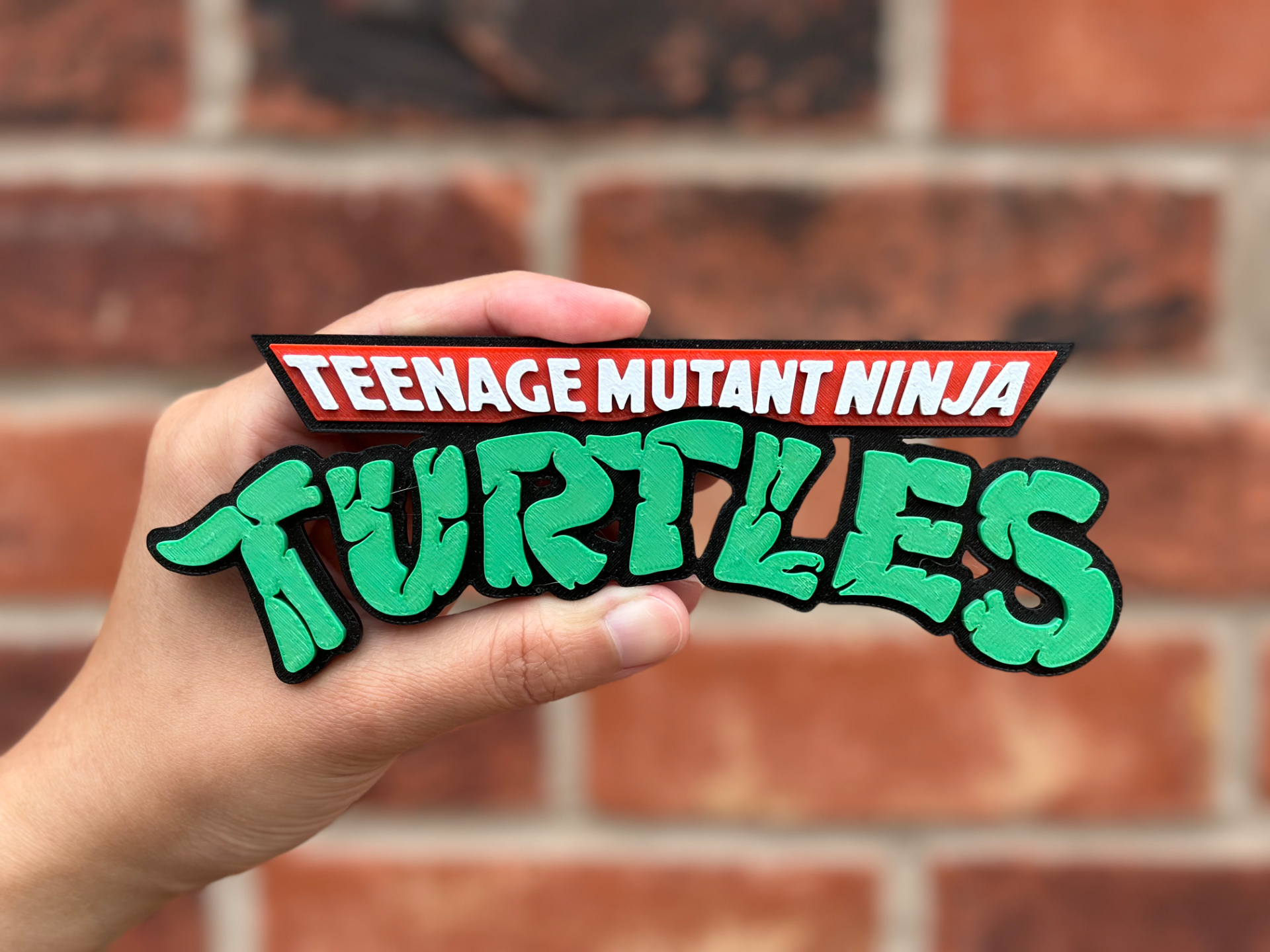 Teenage Mutant Ninja Turtles TMNT Logo Wall Art image 2