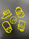 The Simpsons Cookie Cutters | Press | Fondant | Playdoh | Set | Disney