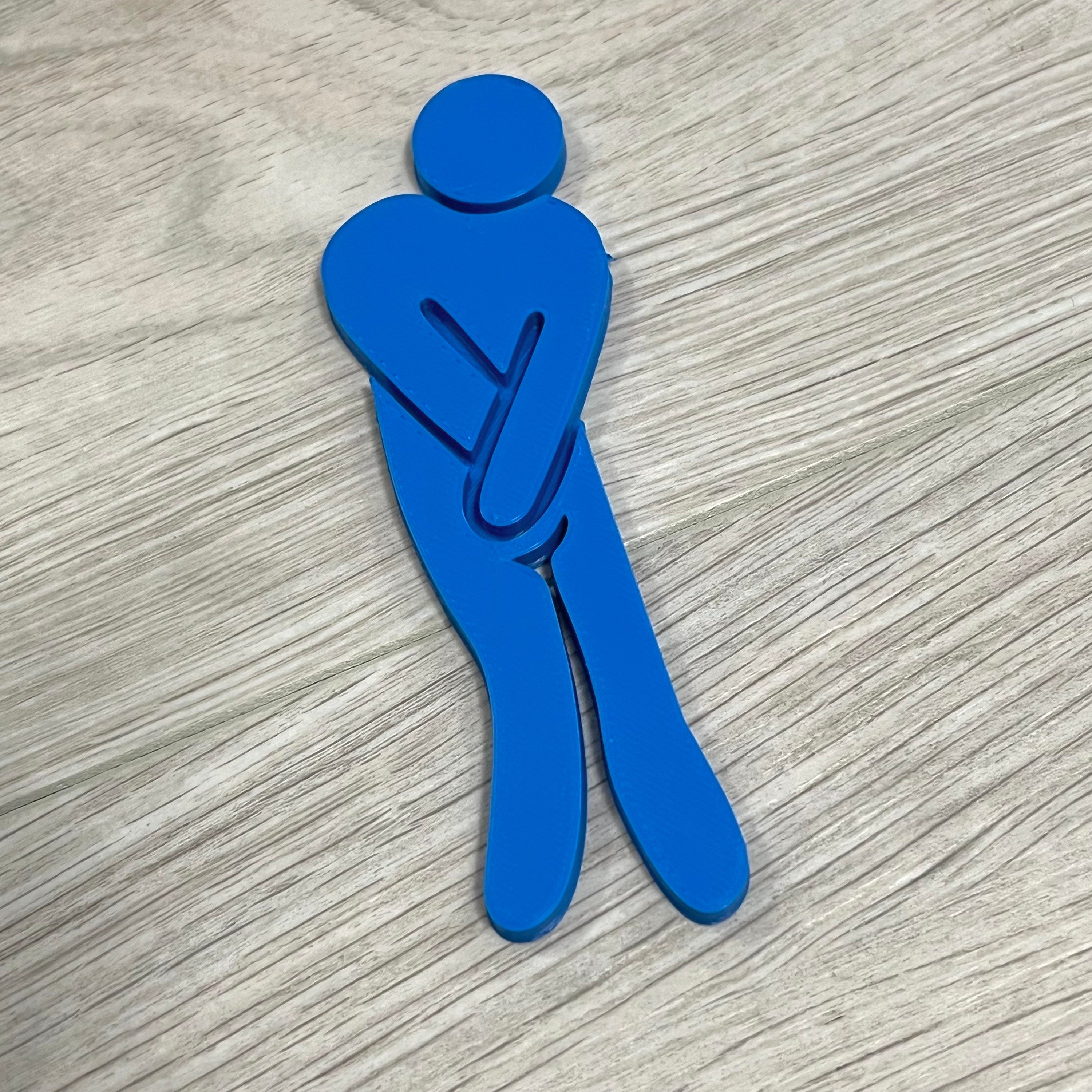 Male and Female Toilet Door Sign