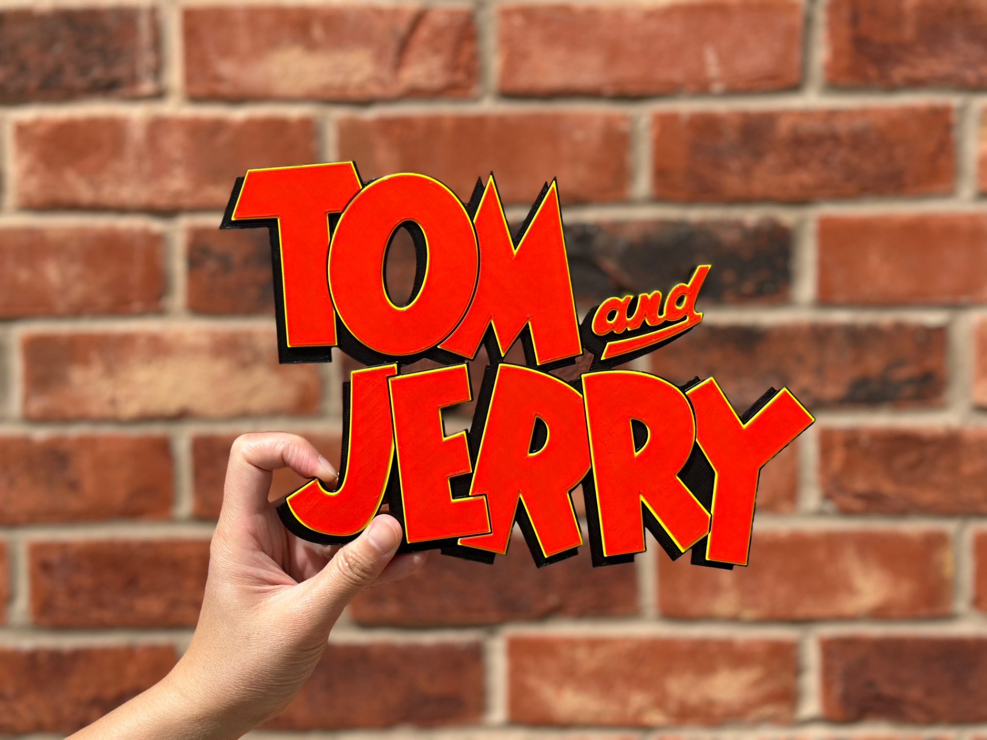 Tom and Jerry Logo Wall Art image 2
