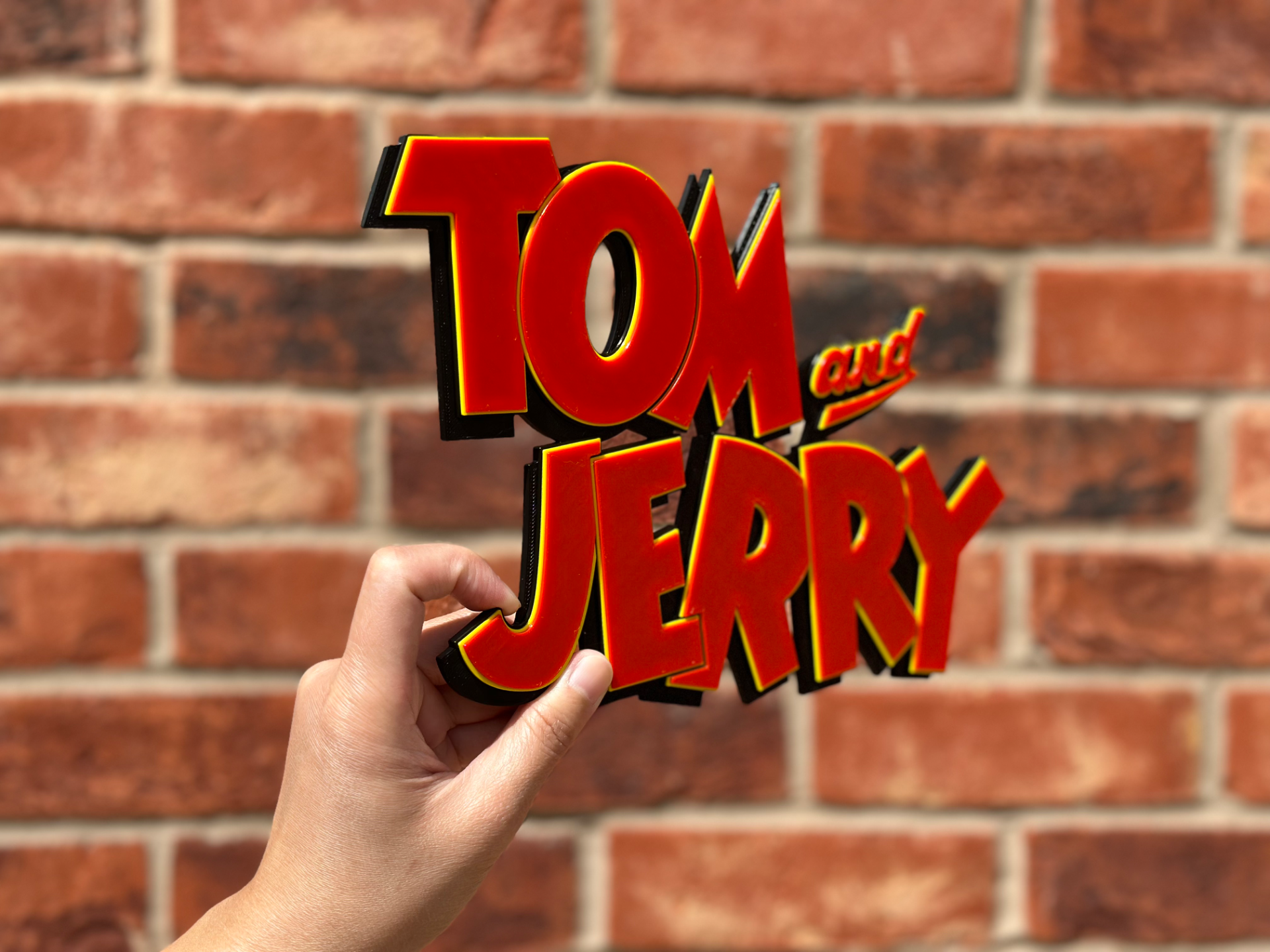 Tom and Jerry Logo Wall Art image 3