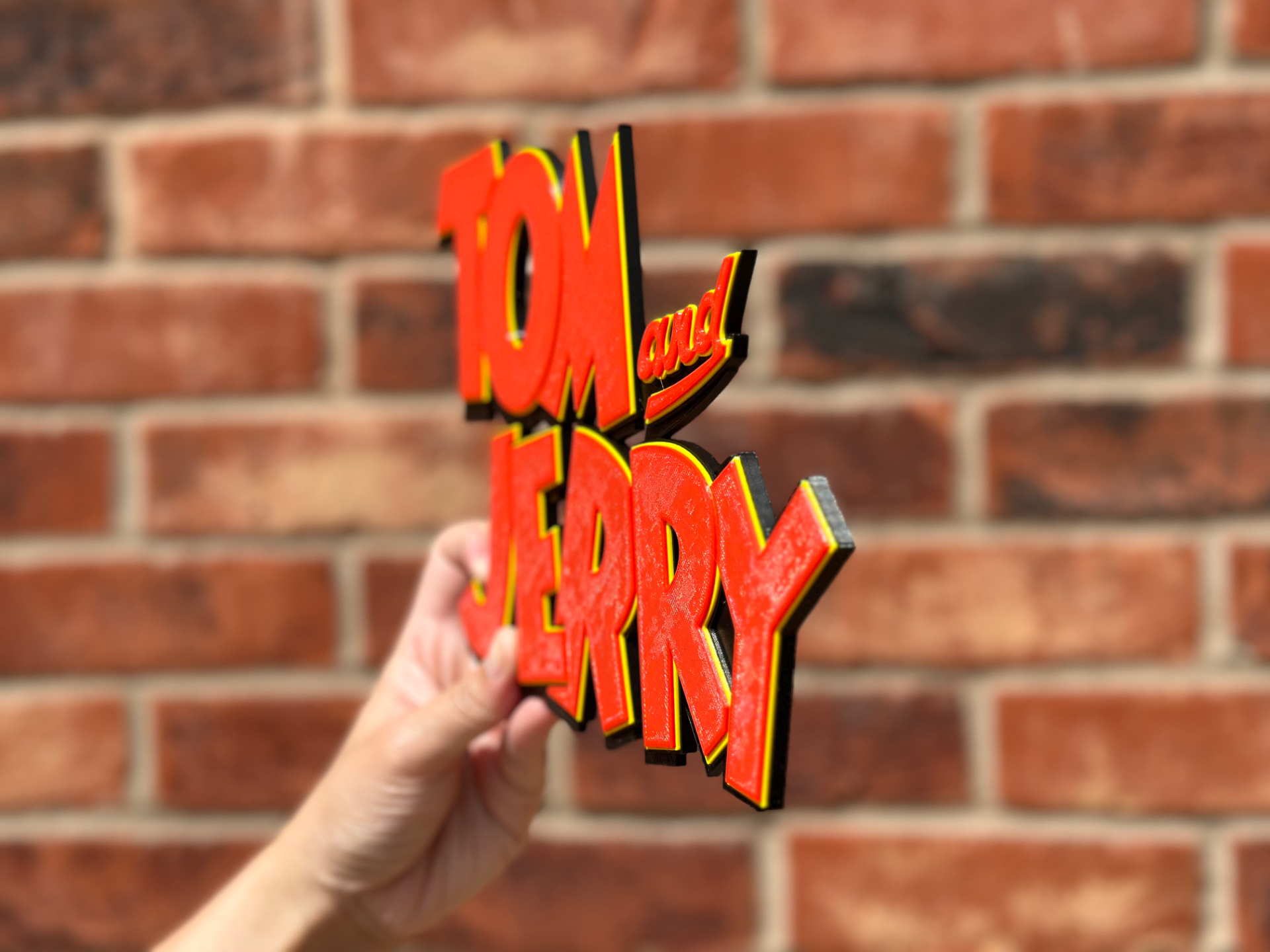 Tom and Jerry Logo Wall Art image 4