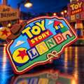 Toy Story Land Inspired Sign themed promotional image