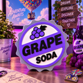 UP Grape Soda Badge Inspired 3D Printed Sign themed promotional image