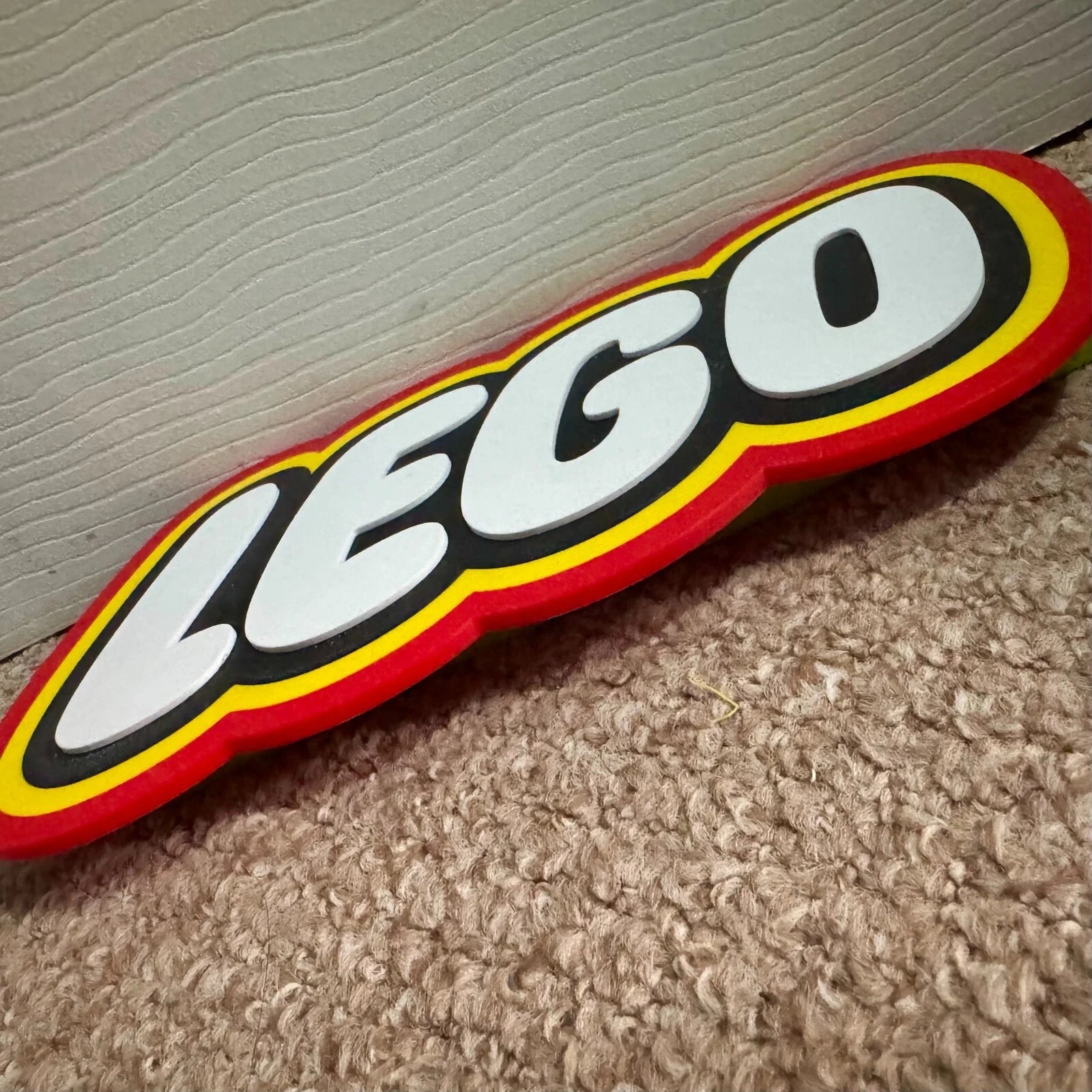 Lego Logo Inspired 3D Wall Sign – image 3