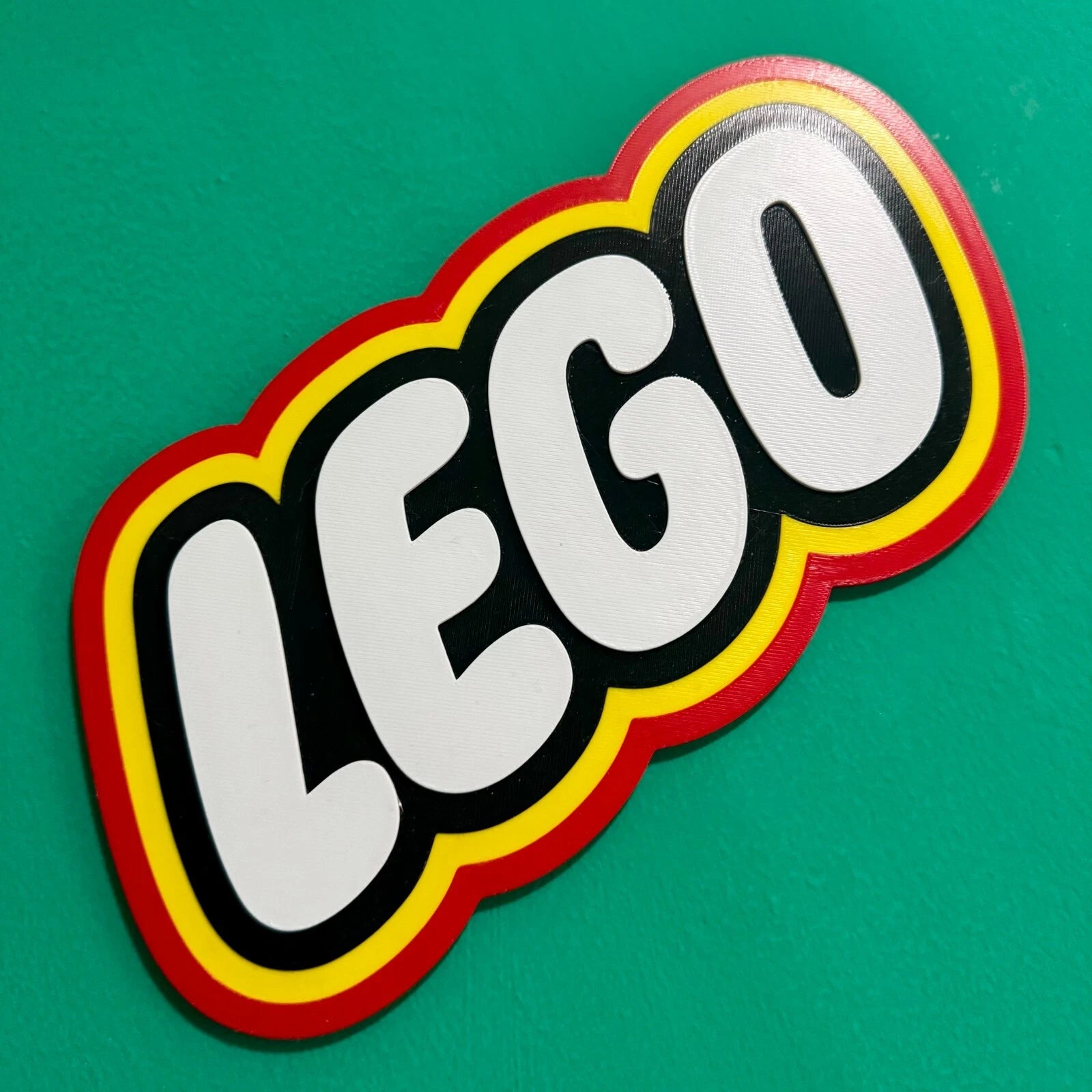 Lego Logo Inspired 3D Wall Sign – image 2