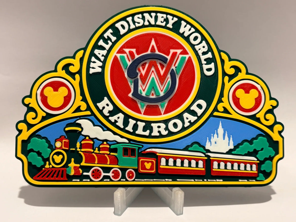 Walt Disney World Railroad Inspired Sign